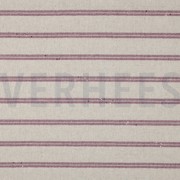 LINEN STRIPES LUREX SEQUINS DARK BLUSH (thumbnail)