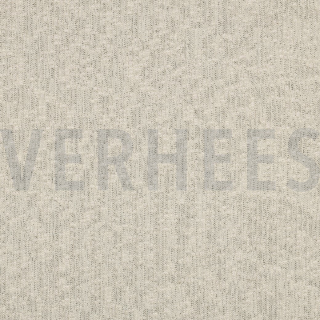 COTTON KNITTED CABLE NATURAL