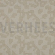 LIN COTON JACQUARD ABSTRACT NATUREL (thumbnail)
