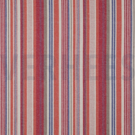 LEINEN VISKOSE GARNGEFÄRBT STREIFEN MEHRFARBIG (hover)