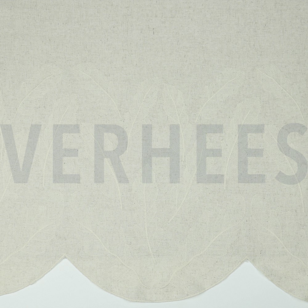 LEINEN VISKOSE EINSEITIGER RAND NATUR