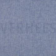 LINEN COTTON HERRINGBONE BLUE (thumbnail)