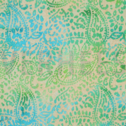 HANDCRAFTED BATIK VISCOSE GREEN (hover)