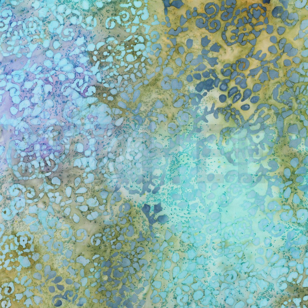 HANDCRAFTED BATIK VISCOSE TURQUOISE