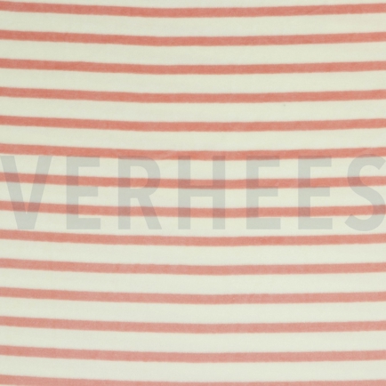 NICKY VELOURS GARENGEVERFD STREPEN ROSE (hover)