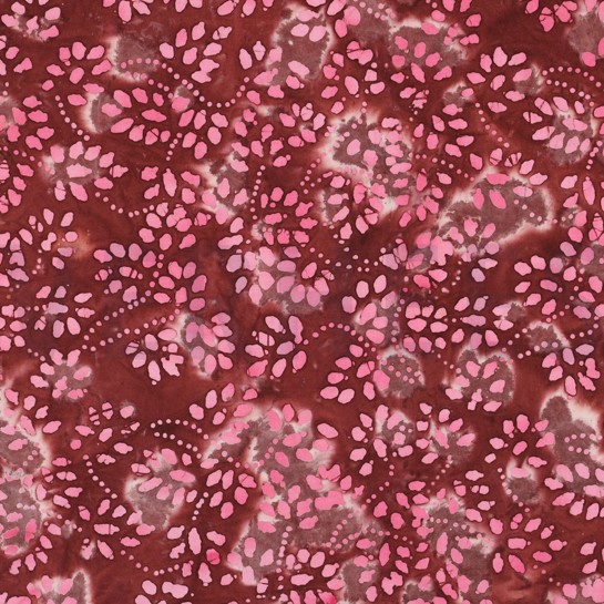 HANDCRAFTED BATIK COTTON RED #7