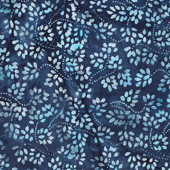 HANDCRAFTED BATIK COTTON NAVY #7