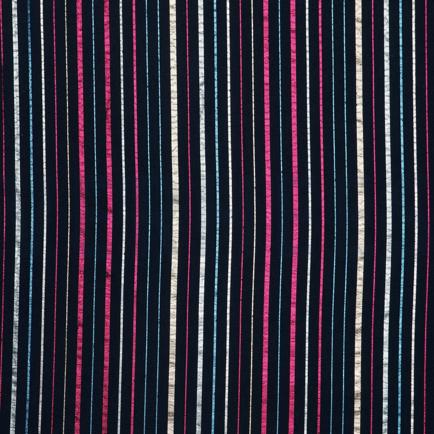 KATOENEN LUREX STREPEN MARINEBLAUW (hover)