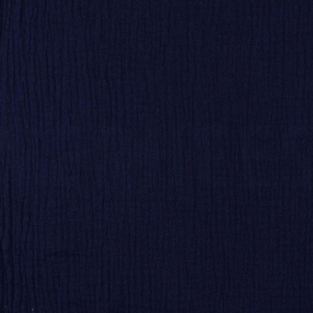 MUSSELIN GOTS MARINEBLAU