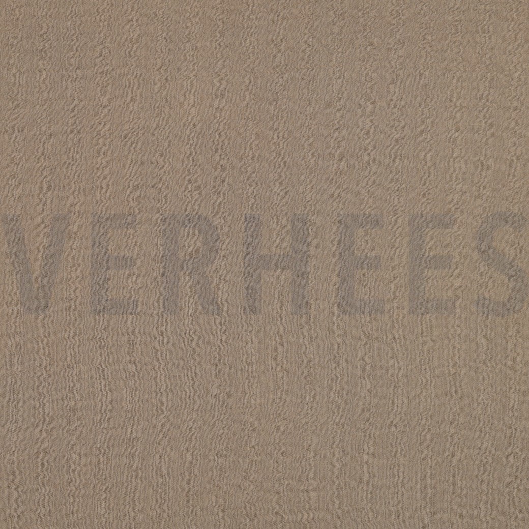 DOUBLE GAUZE GOTS TAUPE