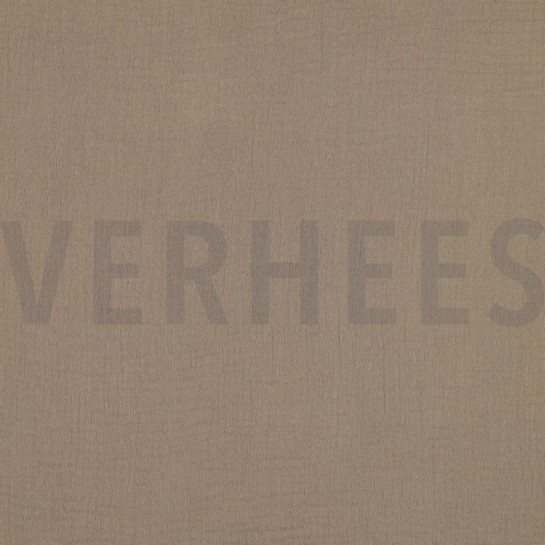 DOUBLE GAUZE GOTS TAUPE #7