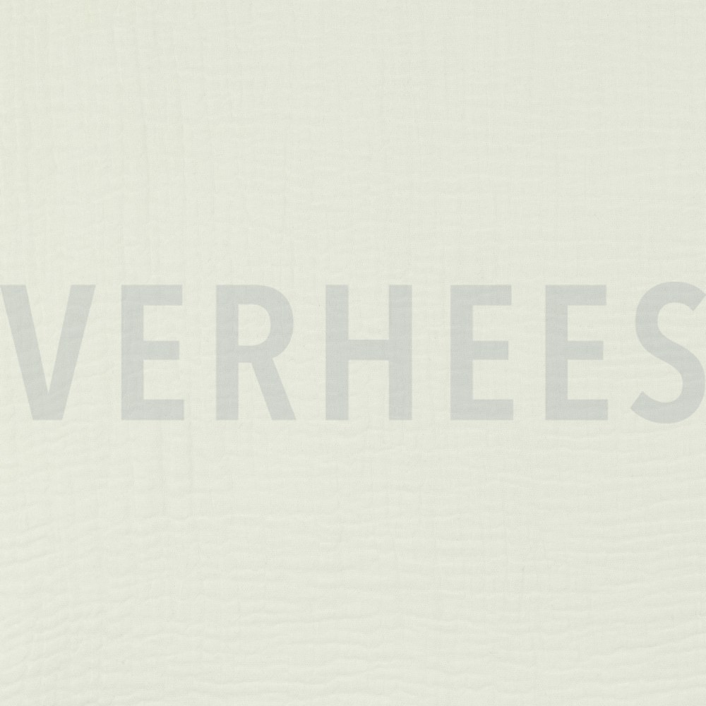 DOUBLE GAUZE GOTS GEBROKEN WIT