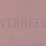 DOUBLE GAZE DE COTON GOTS VIEUX ROSE (thumbnail)