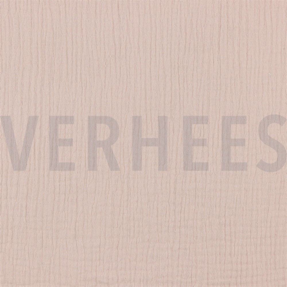 DOUBLE GAUZE GOTS ZACHTROZE/OUDROZE