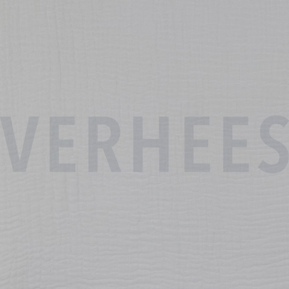 DOUBLE GAUZE GOTS LICHTGRIJS