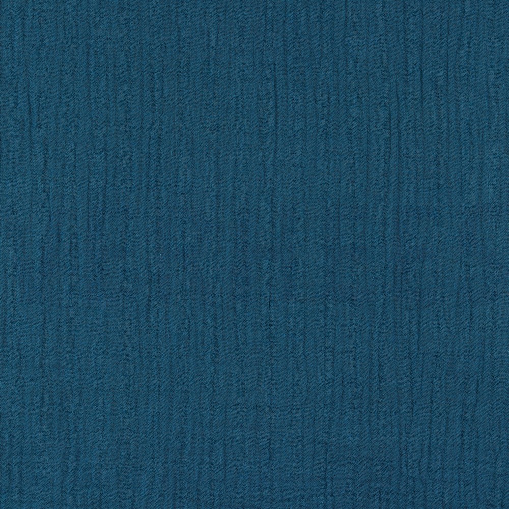 DOUBLE GAUZE GOTS PETROL