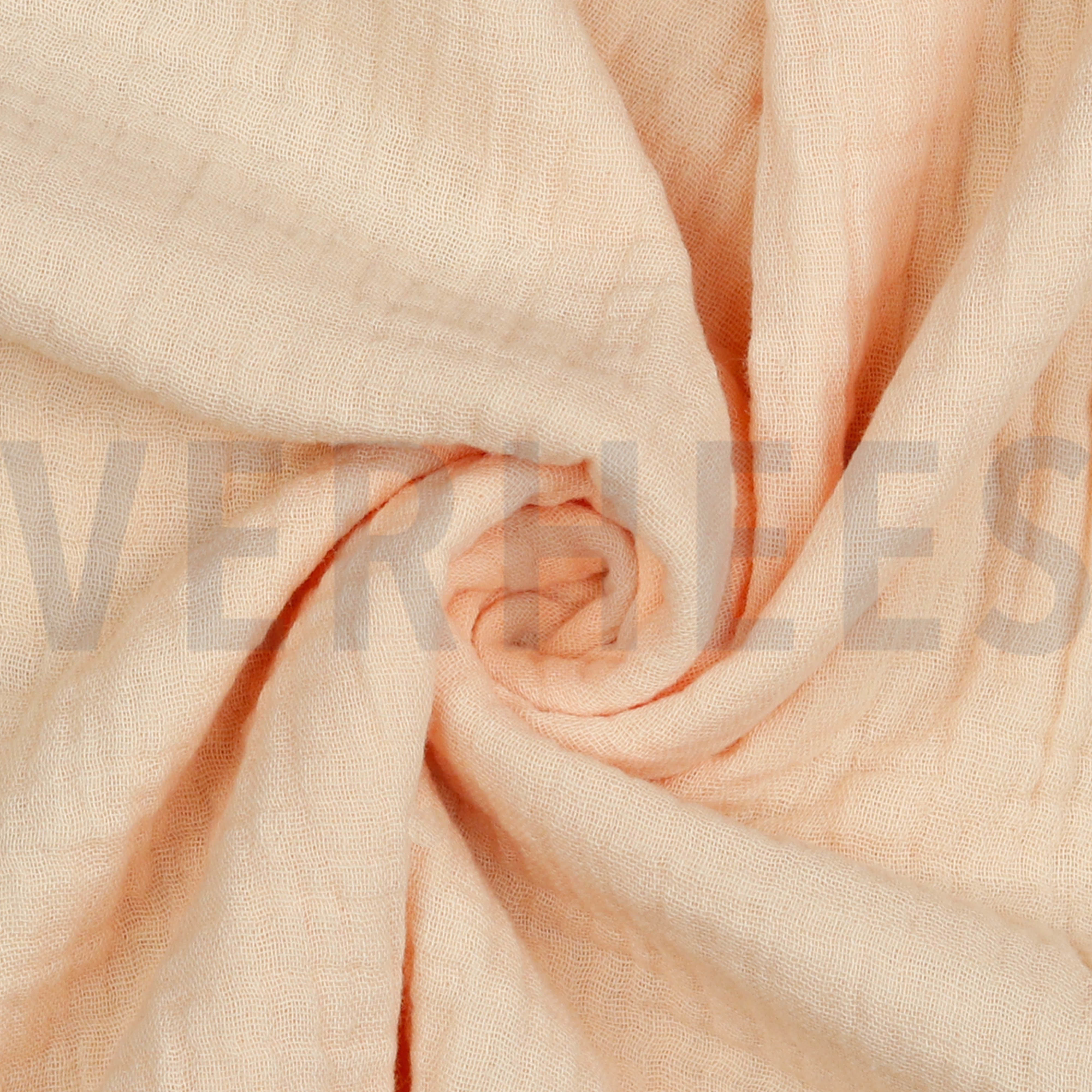DOUBLE GAUZE GOTS LIGHT SALMON