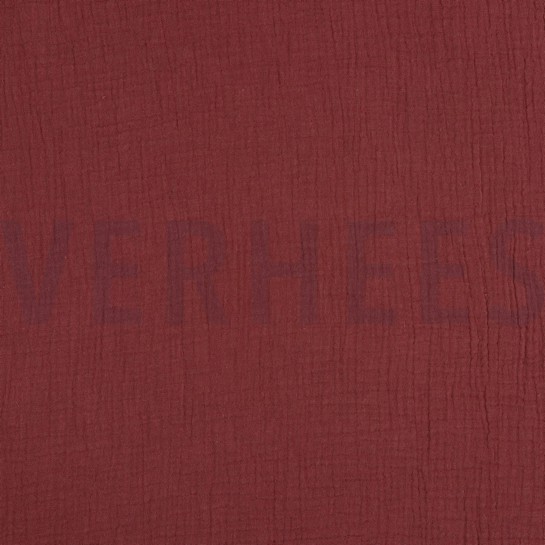 DOUBLE GAZE DE COTON GOTS ROUGE #7