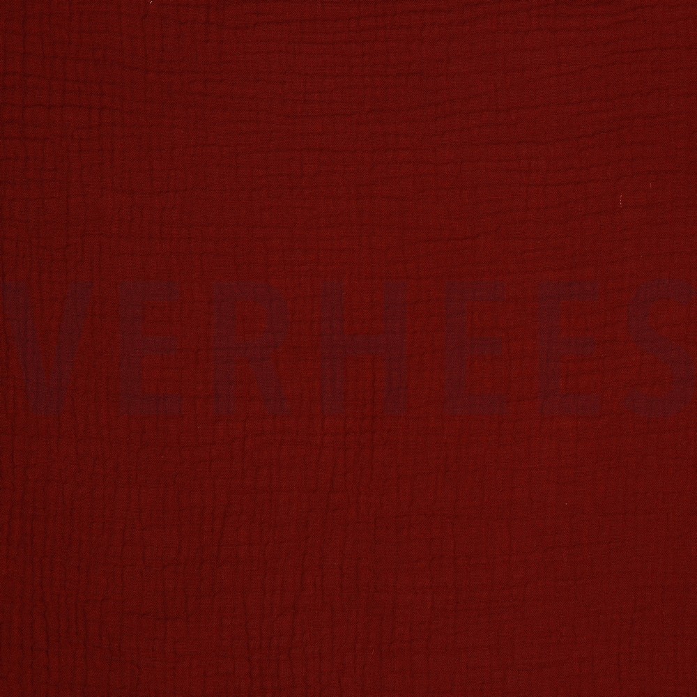 MUSSELIN GOTS BORDEAUXROT