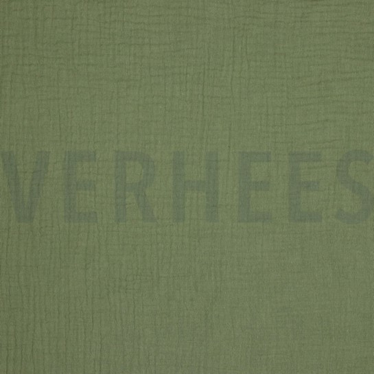 MUSSELIN GOTS MOOSGRÜN #7