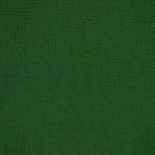 MUSSELIN GOTS DUNKELGRÜN #7