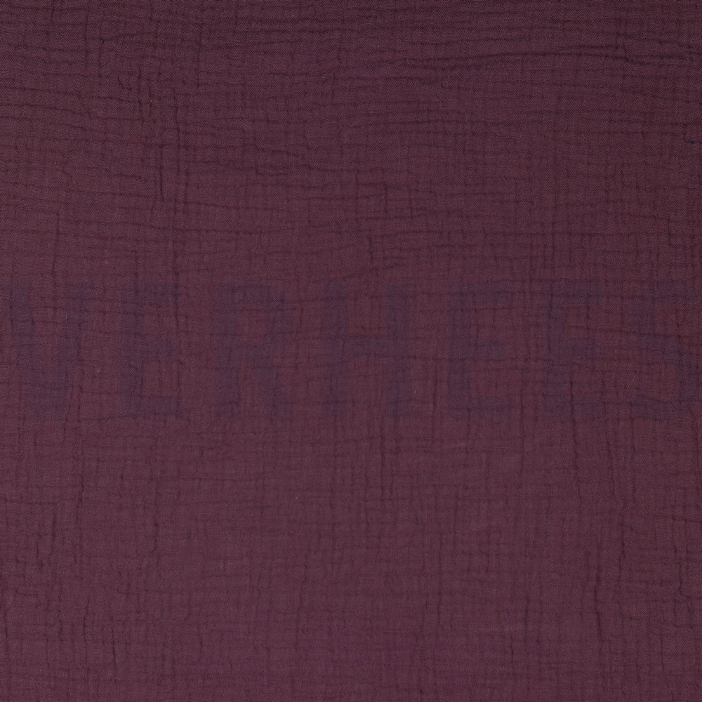 MUSSELIN GOTS AUBERGINE