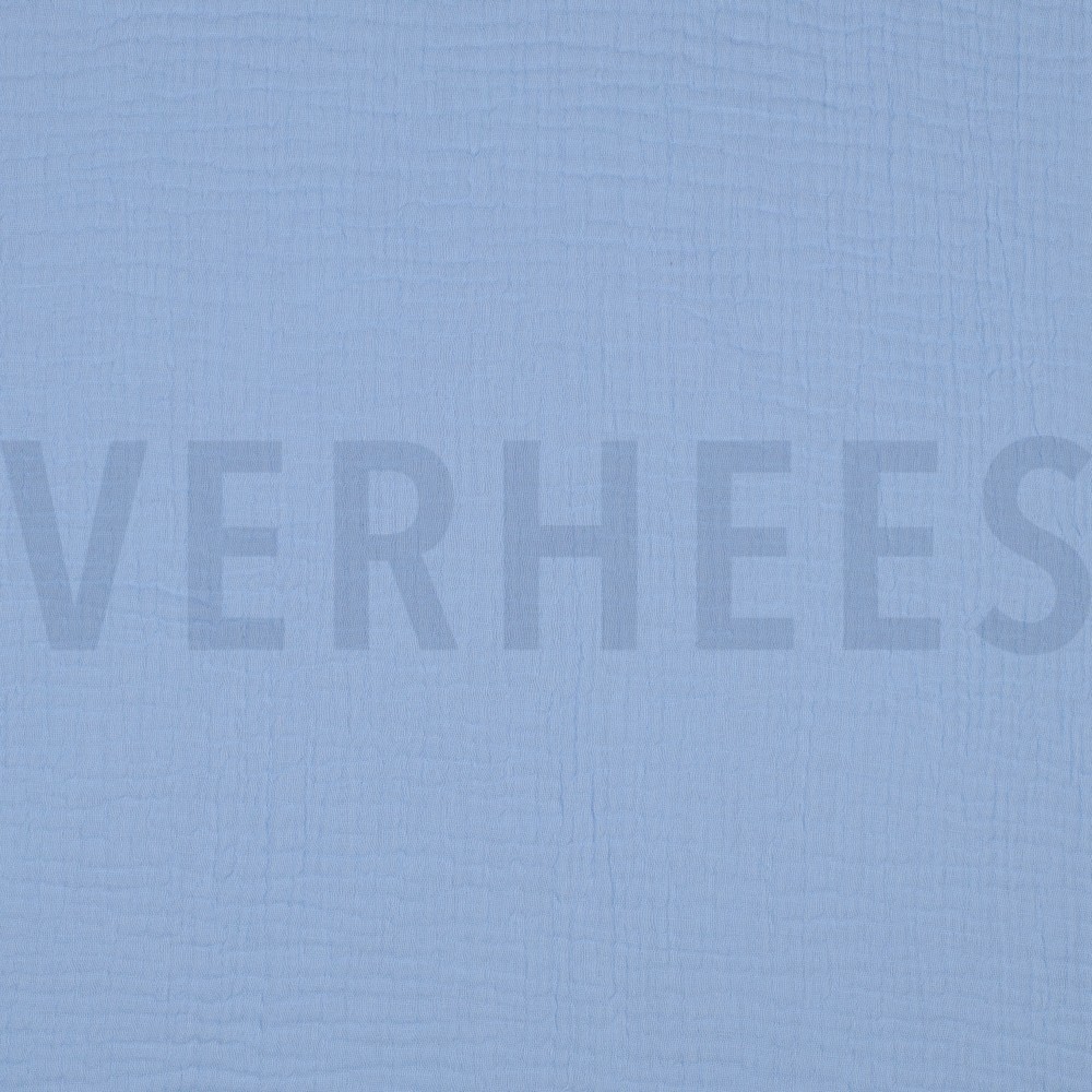 MUSSELIN GOTS HELLBLAU