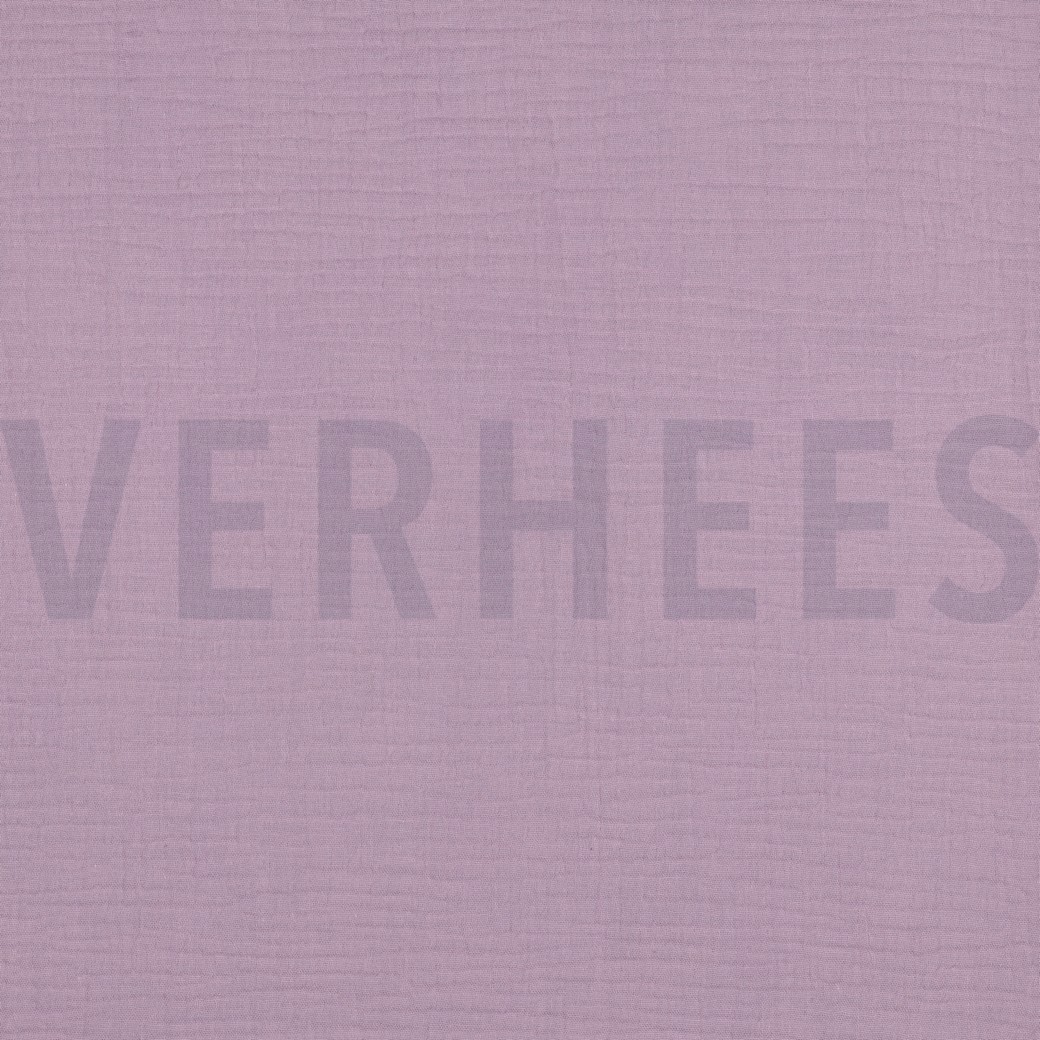 DOUBLE GAUZE GOTS LICHT LILA