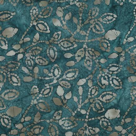 HANDCRAFTED BATIK COTTON DARK PETROL (hover)