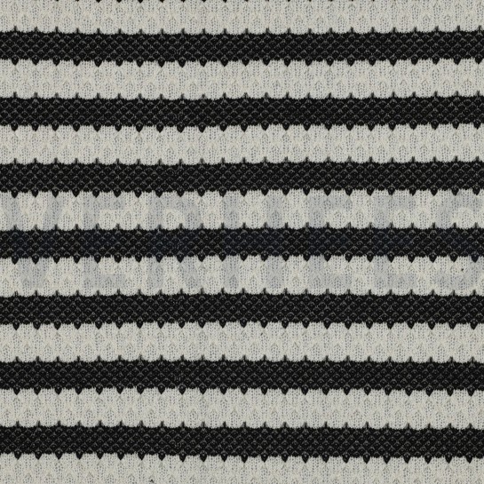 STRICK JACQUARD SCHWARZ GOLD LUREX #7