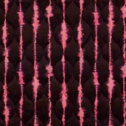 STEPPED VELVET DIGITAL STRIPES CERISE (hover)