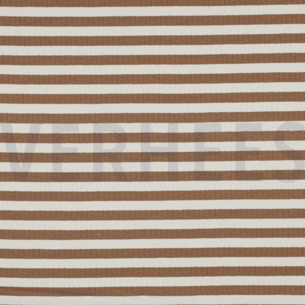 RIB YARN DYED STRIPES CINNAMON