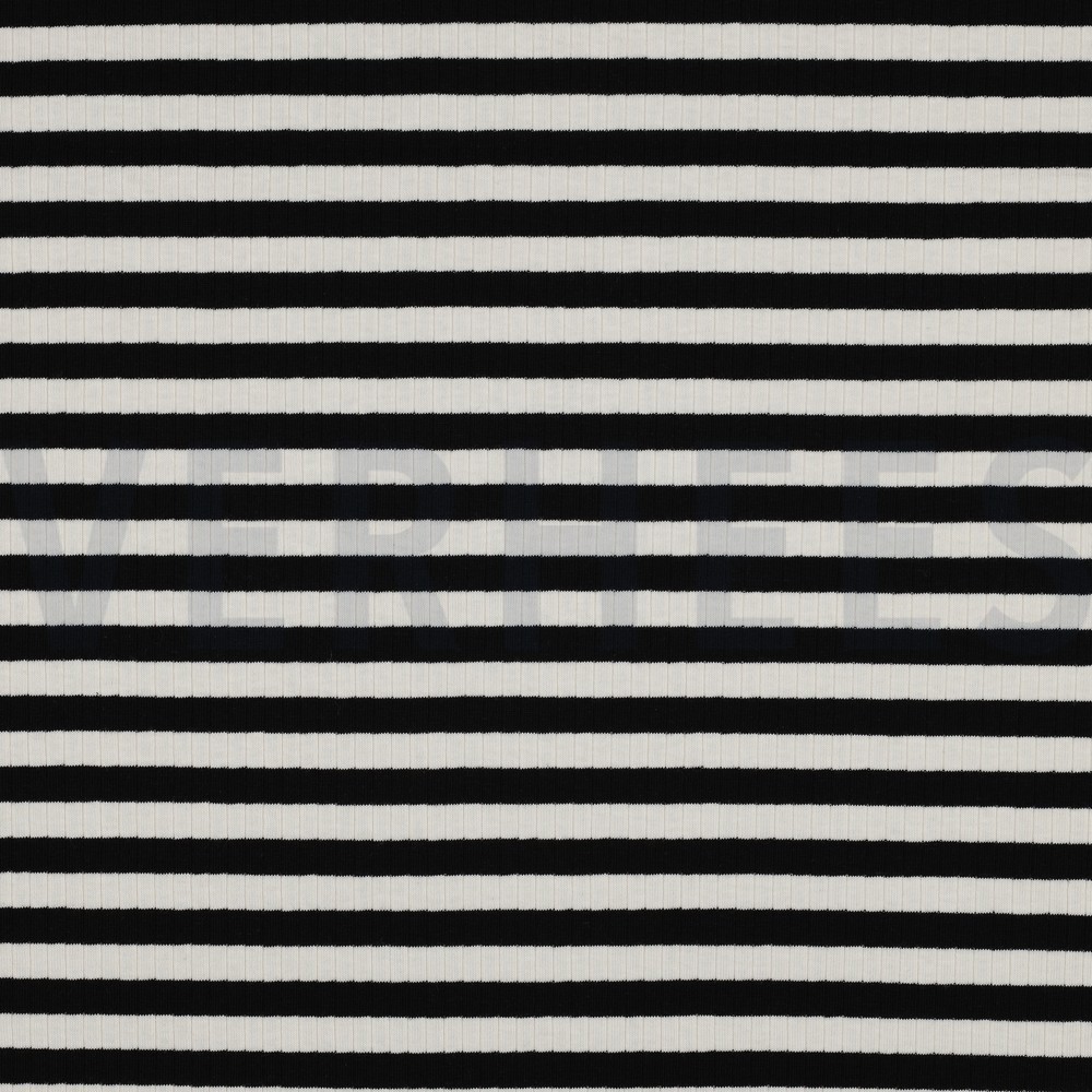 RIB GARENGEVERFD STREPEN ZWART