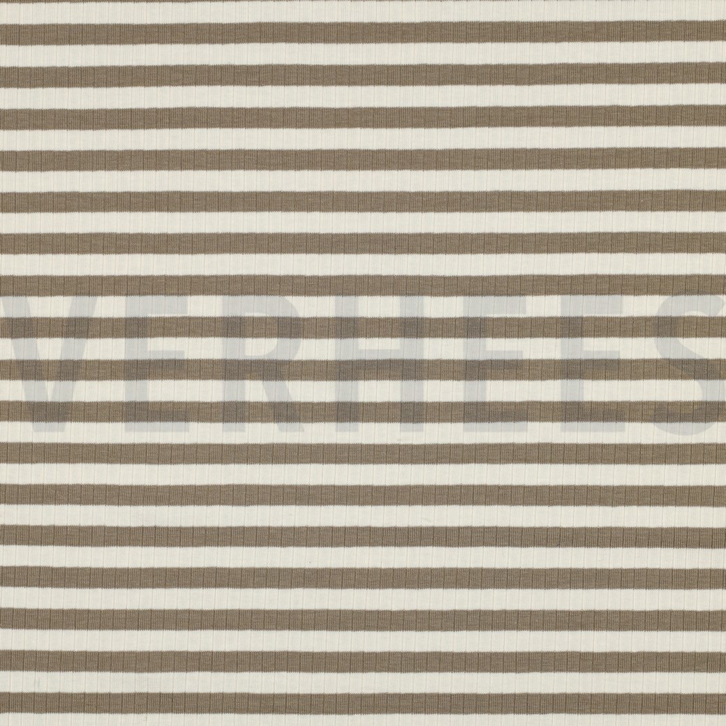 RIB YARN DYED STRIPES SAND