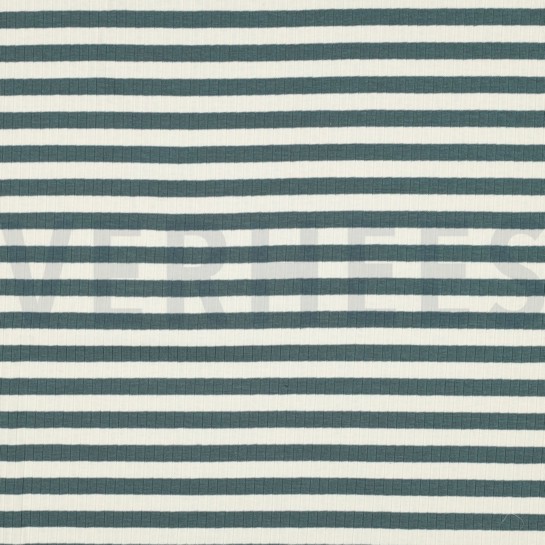 RIB YARN DYED STRIPES PETROL #7