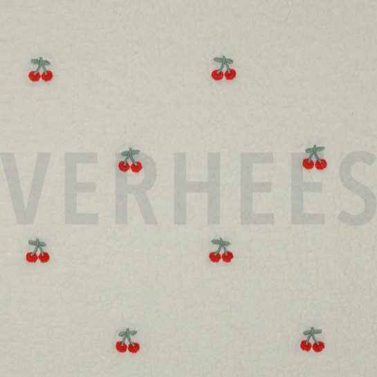 TEDDY BRODERIE CERISES ÉCRU #7