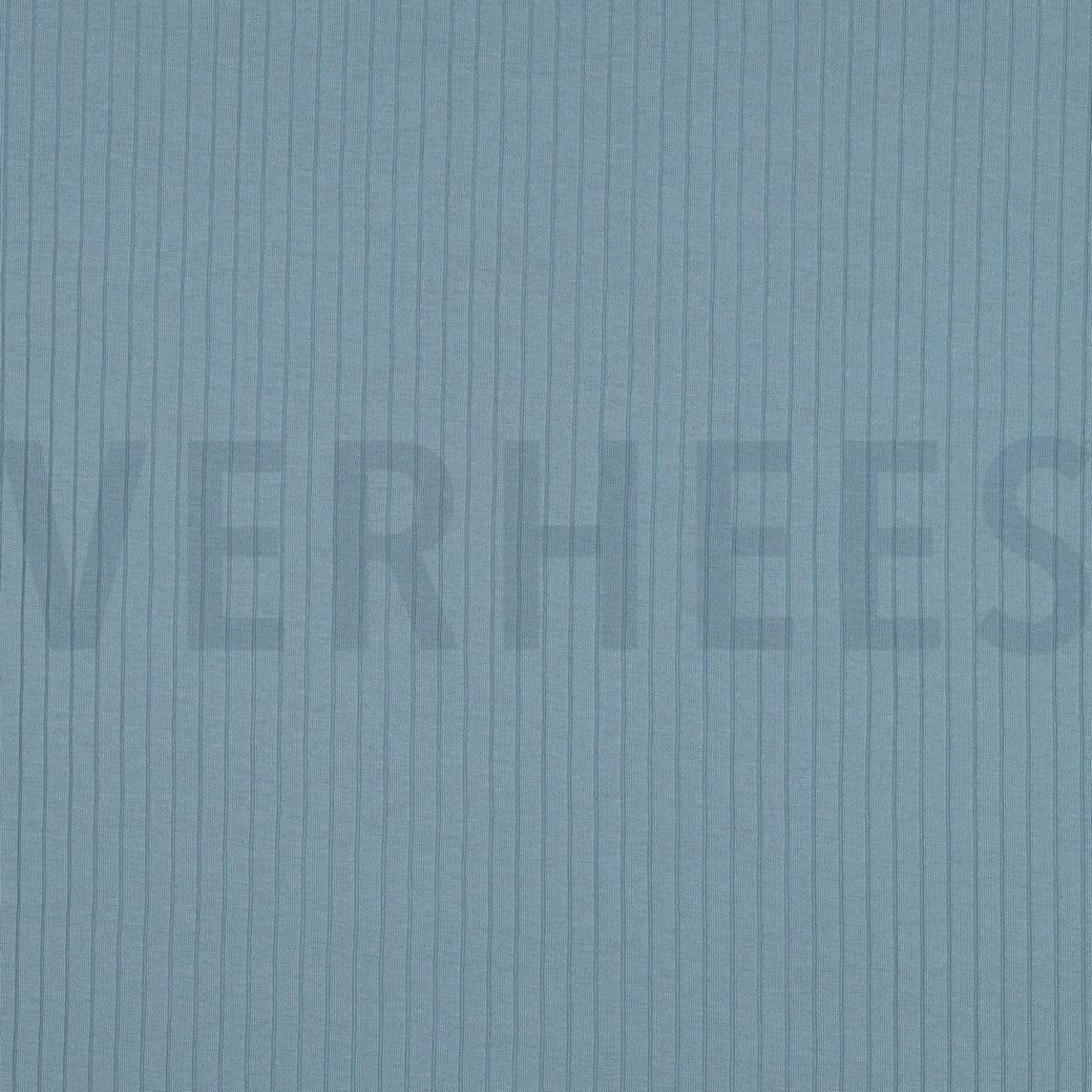 RIB JERSEY GROOT JEANSBLAUW