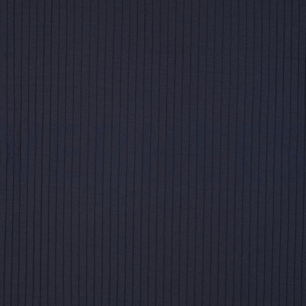 RIB JERSEY GROOT MARINEBLAUW