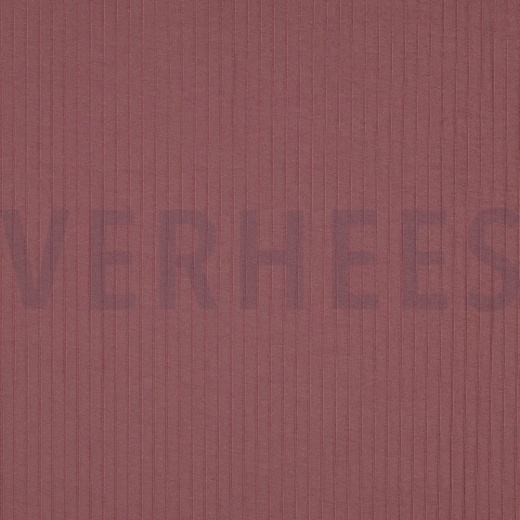 RIB JERSEY BIG MAUVE