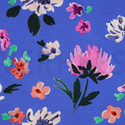 FRENCH TERRY DIGITAL COLETTE NERIDA HANSEN BLEU CLAIR (hover)