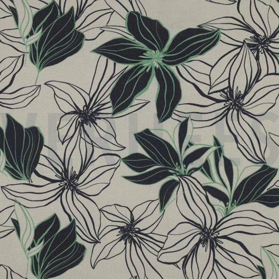 CANVAS FLOWERS NATURAL #7