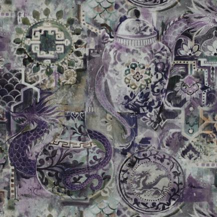 CANVAS DIGITAL ORIENTALISCH LILA/VIOLETT (hover)