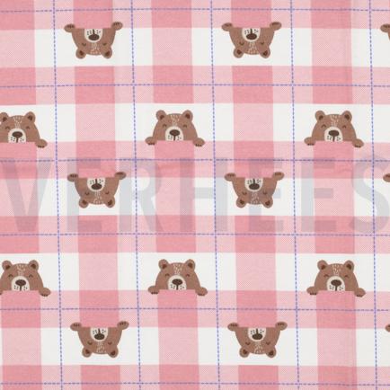 FLANEL BEREN RUITEN LICHTROZE (hover)