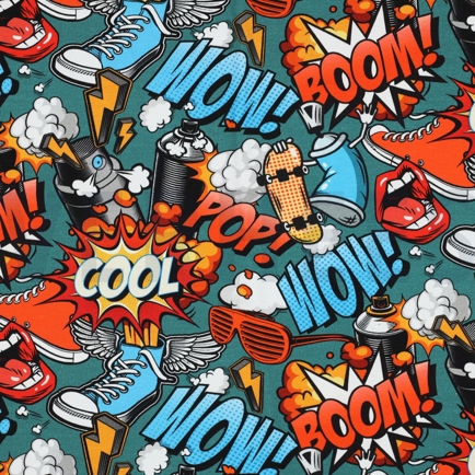 JERSEY DIGITAAL GRAFFITI BLAUW (hover)