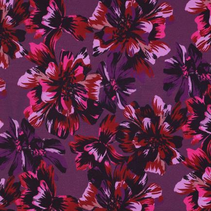 SWEAT DIGITAL BLUMEN DUNKELVIOLETT (hover)
