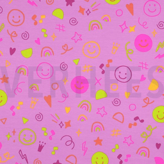 JERSEY NEON KRABBELS LAVENDEL #7