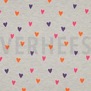 JERSEY MELIERT NEON HERZEN ECRU MELIERT (thumbnail)