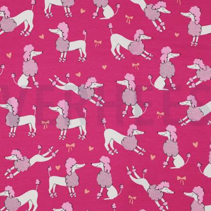 JERSEY GLITZER PUDEL FUCHSIA (hover)