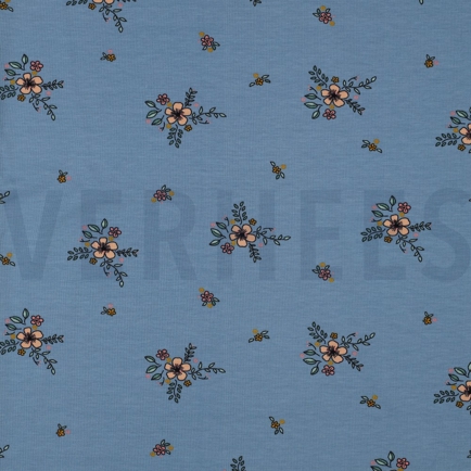 JERSEY GOTS FLOWERS LIGHT BLUE (hover)
