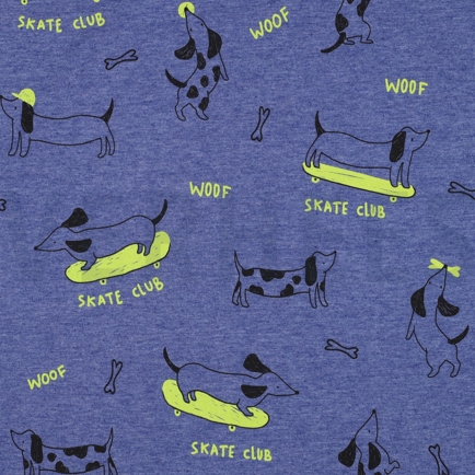 JERSEY MÉLANGE CLUB DE SKATE COBALT MÉLANGÉ (hover)